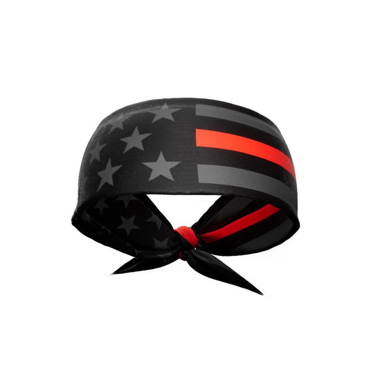 Elite Athletic Gear - Thin red line tie headband