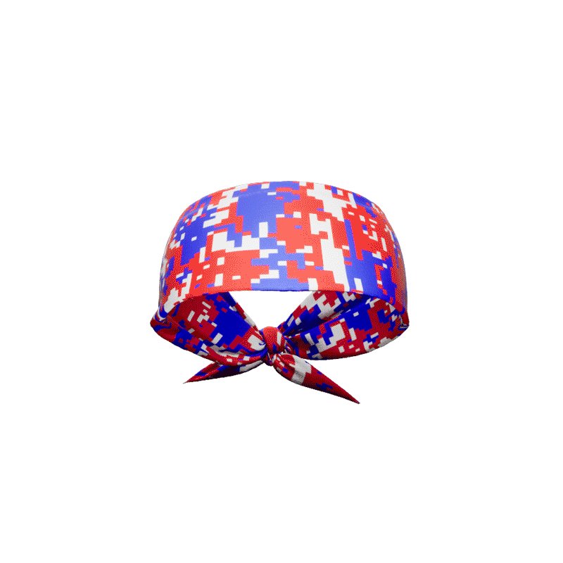 Load image into Gallery viewer, Elite Athletic Gear - Rwb Digi Camo Tie Headband

