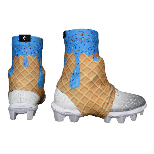 Elite Athletic Gear - Blue ice cream cleat covers