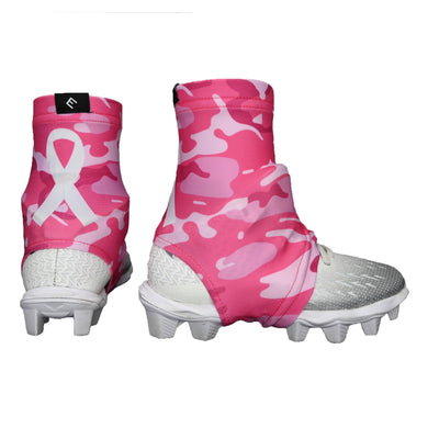 Elite Athletic Gear - Pink Camo Breast Cancer Awareness Cross Cleat Covers