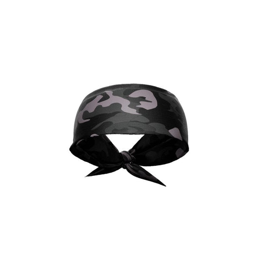 Elite Athletic Gear - Blackout Camo Tie Headband