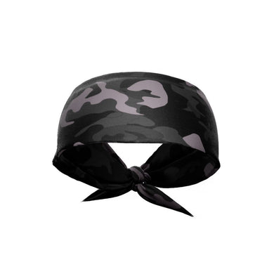 Elite Athletic Gear - Blackout Camo Tie Headband