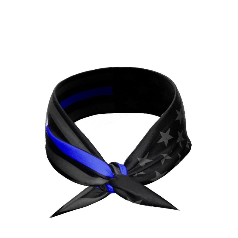 Load image into Gallery viewer, Elite Athletic Gear - Thin Blue Line Tie Headband
