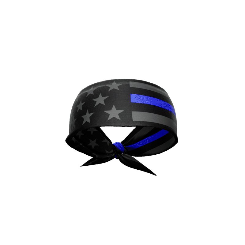 Load image into Gallery viewer, Elite Athletic Gear - Thin Blue Line Tie Headband
