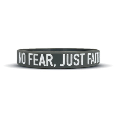 Elite Athletic Gear - No fear, just faith Wristband