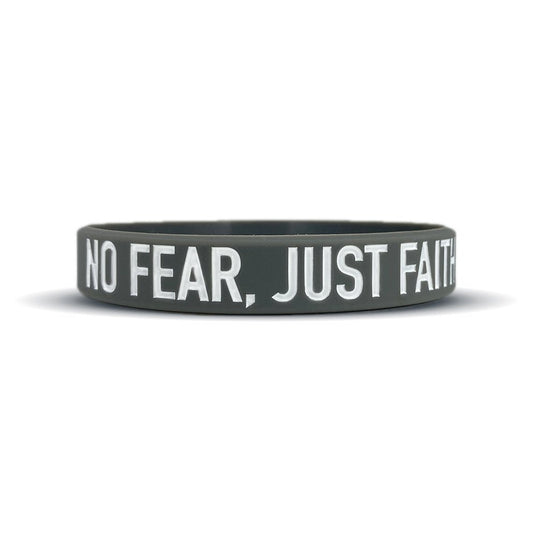 Elite Athletic Gear - No fear, just faith Wristband