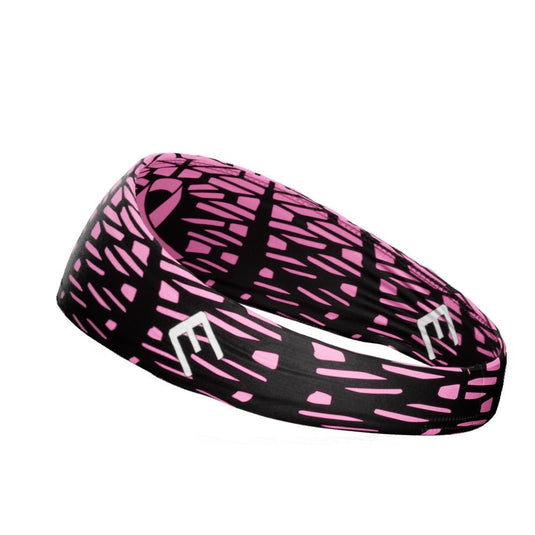 Elite Athletic Gear - Pink Honeycomb Breast Cancer Headband