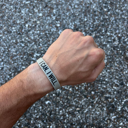 Elite Athletic Gear - I Can. I Will. Wristband.