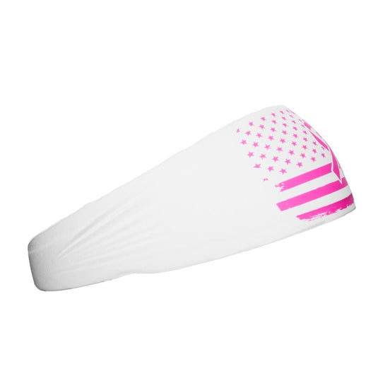 Elite Athletic Gear - Pink Usa Flag Headband