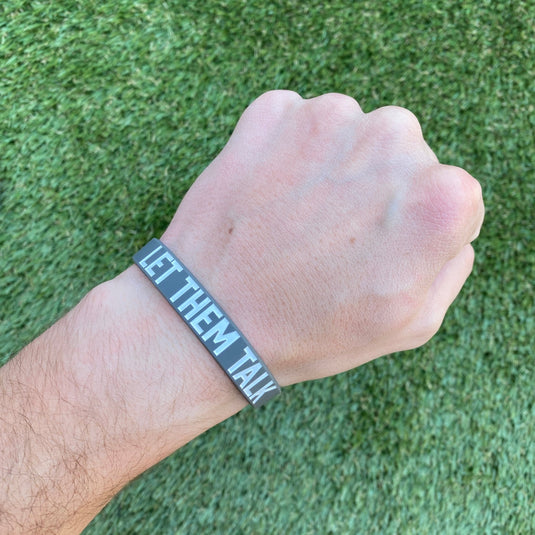 Elite Athletic Gear - Let Them Talk Wristband