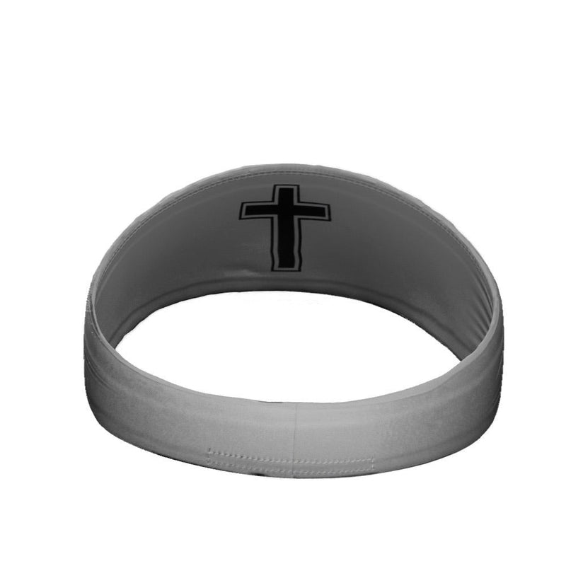 Load image into Gallery viewer, Elite Athletic Gear - Faith Cross Grey Headband
