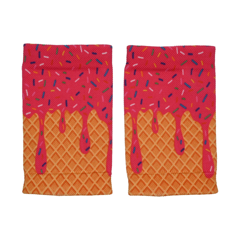 Load image into Gallery viewer, Elite Athletic Gear - Pink Ice Cream Wrist Support Sleeves
