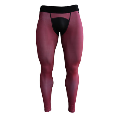 Elite Athletic Gear - Maroon Compression Tights