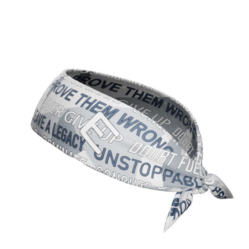 Load image into Gallery viewer, Light Motivational Tie Headband
