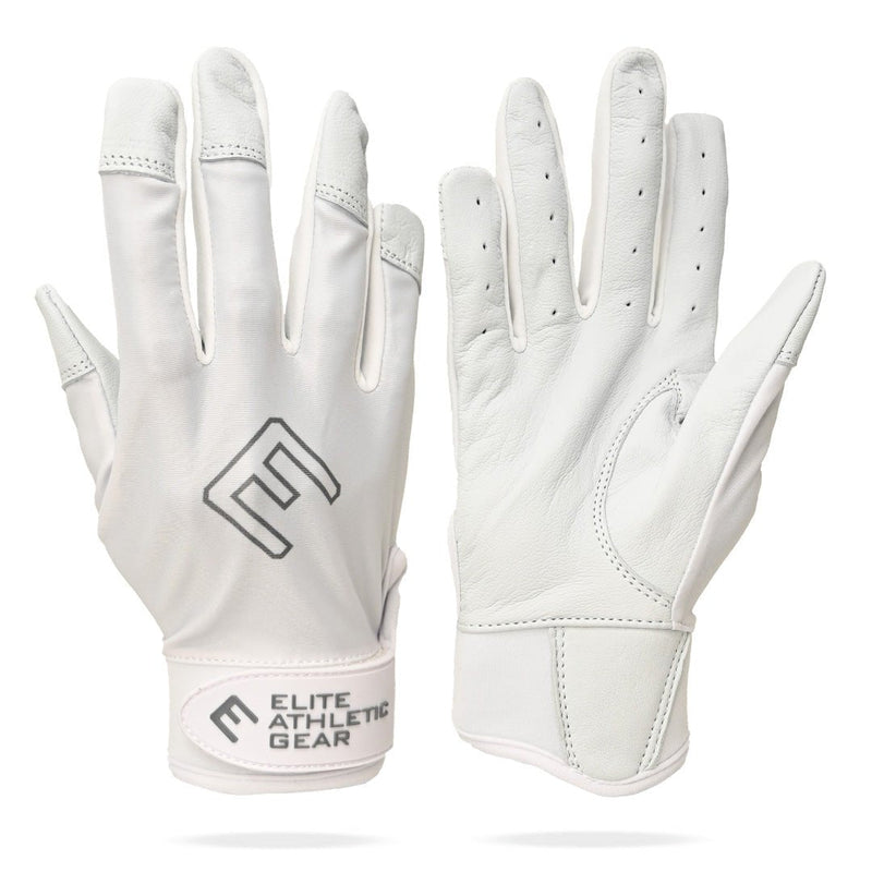 Load image into Gallery viewer, Elite Athletic Gear - White Batting Gloves
