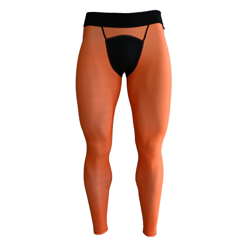 Load image into Gallery viewer, Elite Athletic Gear - Orange Compression Tights
