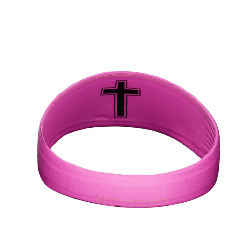 Load image into Gallery viewer, Elite Athletic Gear - Faith Cross Pink Headband

