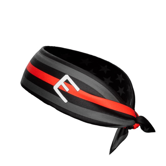 Elite Athletic Gear - Thin red line tie headband