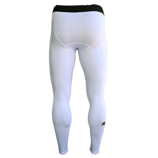 Elite Athletic Gear - Faith Cross White Compression Tights