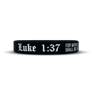 Elite Athletic Gear - Luke 1:37 Wristband