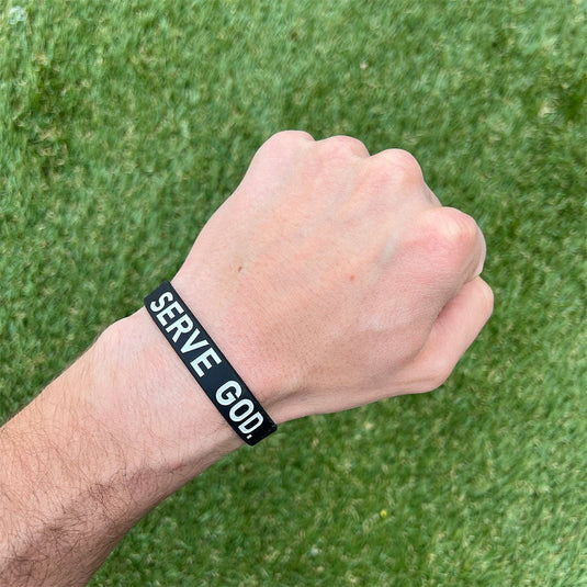 Elite Athletic Gear - Serve God Wristband