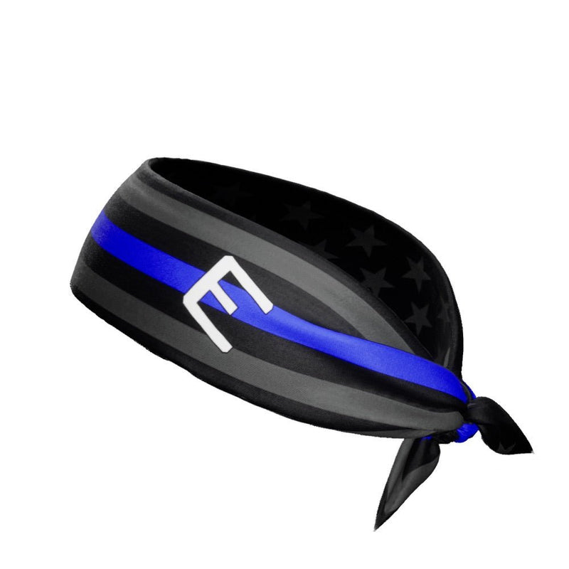 Load image into Gallery viewer, Elite Athletic Gear - Thin Blue Line Tie Headband

