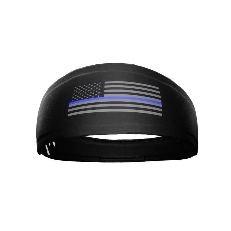 Load image into Gallery viewer, Elite Athletic Gear - Tactical Thin Blue Line USA Flag Headband
