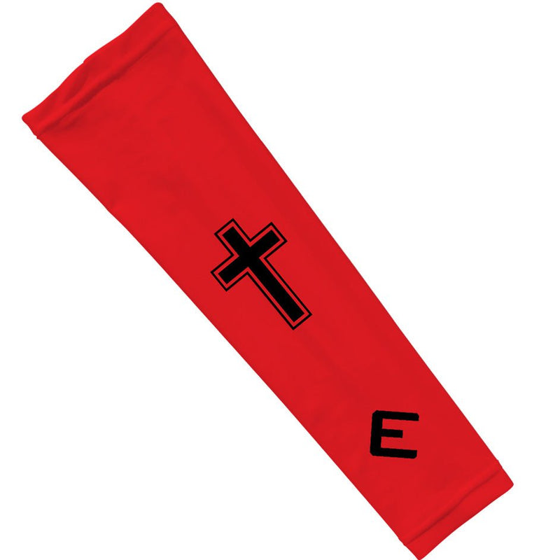 Load image into Gallery viewer, Elite Athletic Gear - Faith cross red arm sleeve
