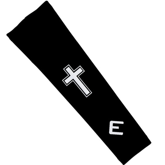 Elite Athletic Gear - Faith Cross Black Arm Sleeve