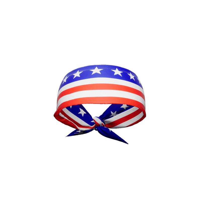 Load image into Gallery viewer, Elite Athletic Gear - Stars &amp; Stripes Tie Headband

