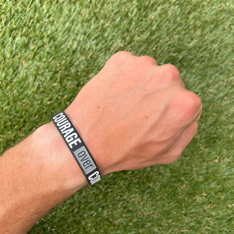Load image into Gallery viewer, COURAGE OVER COMPROMISE Wristband
