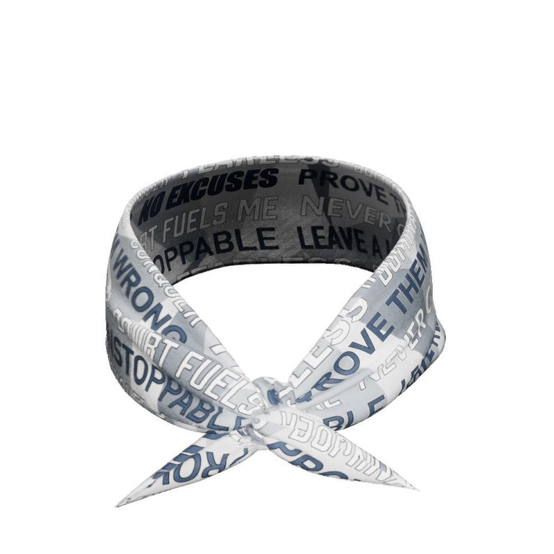 Load image into Gallery viewer, Light Motivational Tie Headband
