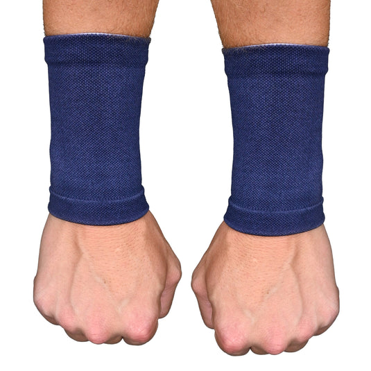 Elite Athletic Gear - Navy Wrist Support Sleeves