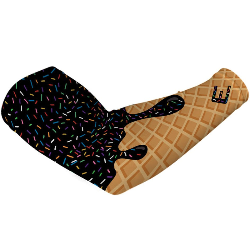 Load image into Gallery viewer, Elite Athletic Gear - Black Ice Cream Arm Sleeve

