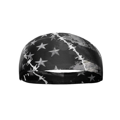 Elite Athletic Gear - barbed wire usa flag headband