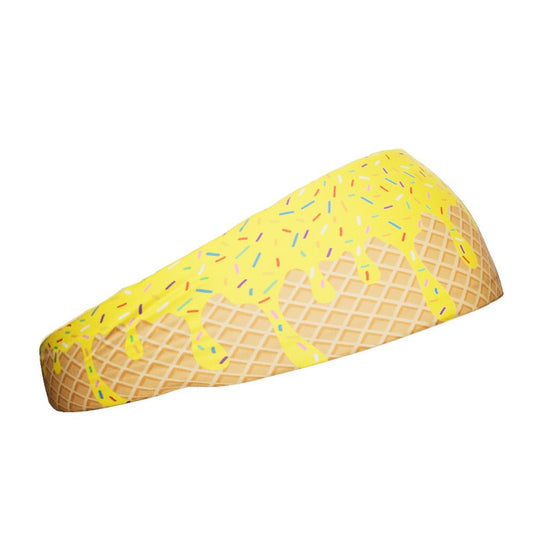 Elite Athletic Gear - Yellow Ice Cream Headband