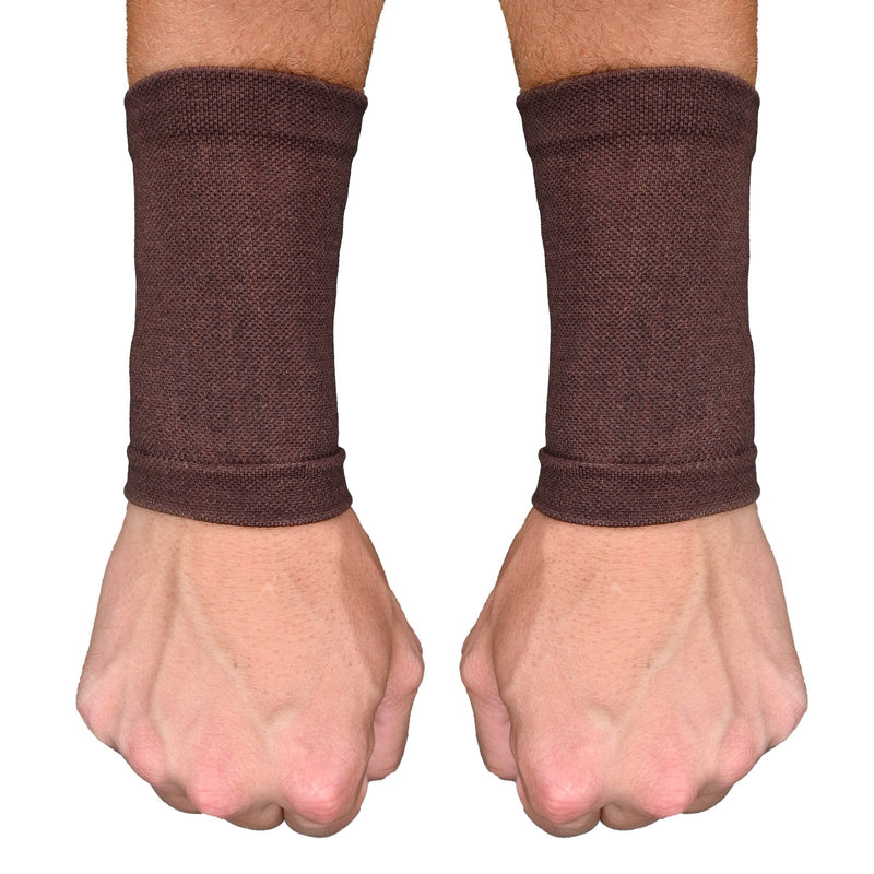 Load image into Gallery viewer, Elite Athletic Gear - Brown Wrist Support Sleeves
