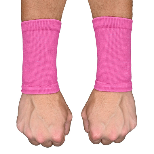 Elite Athletic Gear - Pink Wrist Support Sleeves