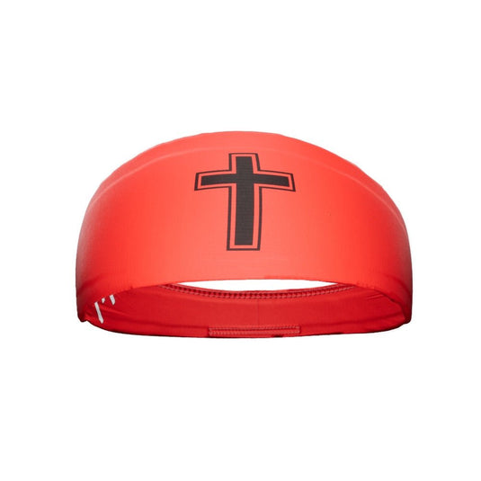 Elite Athletic Gear - Faith Cross Red Headband