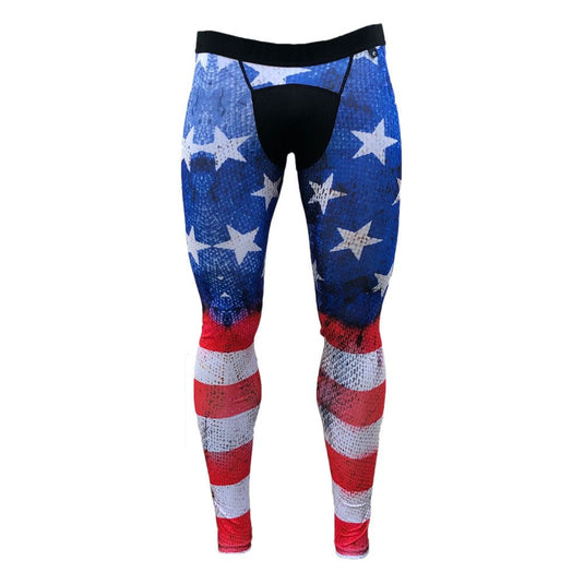 Elite Athletic Gear - Old glory compression tights