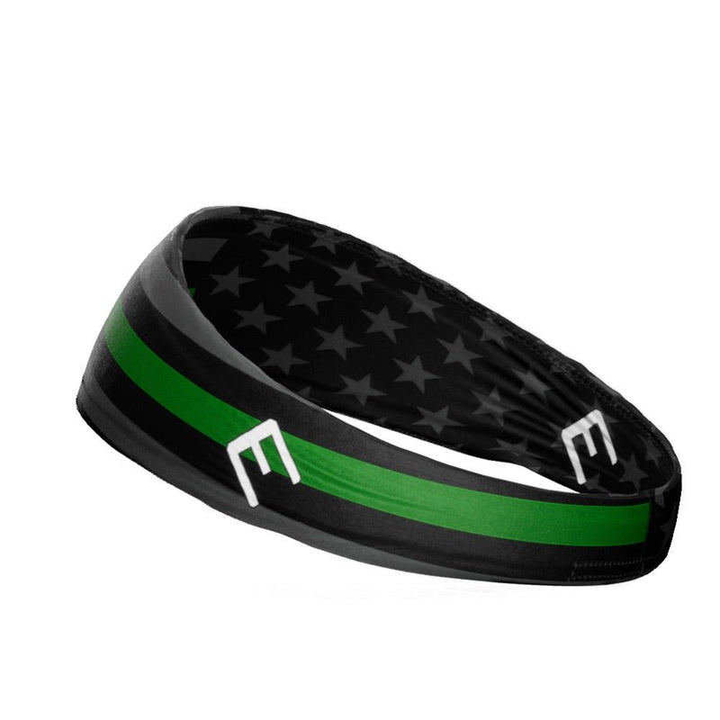 Load image into Gallery viewer, Elite Athletic Gear - Thin green line headband
