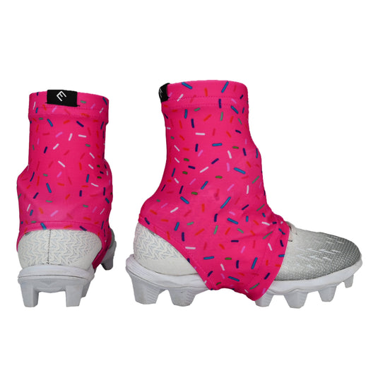 Elite Athletic Gear - Pink Sprinkles Cleat Covers