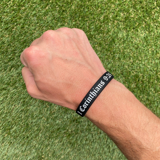 Elite Athletic Gear - 1 Corinthians 9:24 Wristband