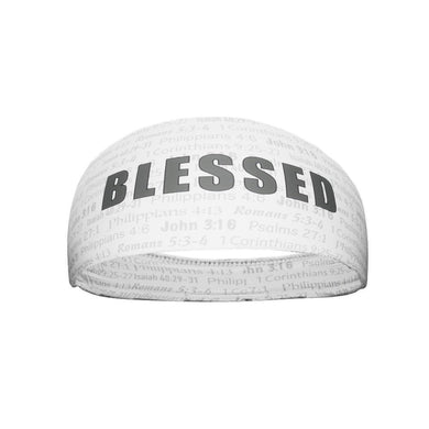 Elite Athletic Gear - White Blessed Headband