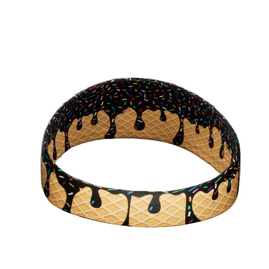 Elite Athletic Gear - Black Ice Cream Headband