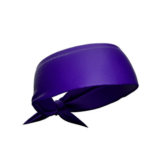 Elite Athletic Gear - Purple Tie Headband
