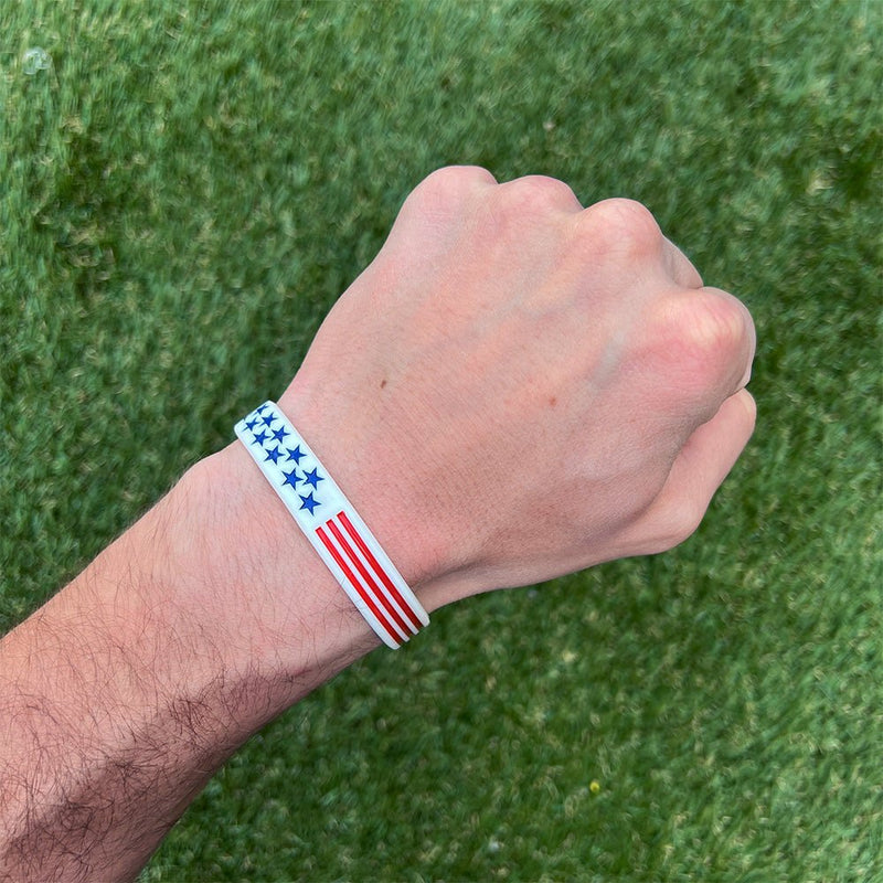 Load image into Gallery viewer, Elite Athletic Gear - Usa Flag Wristband
