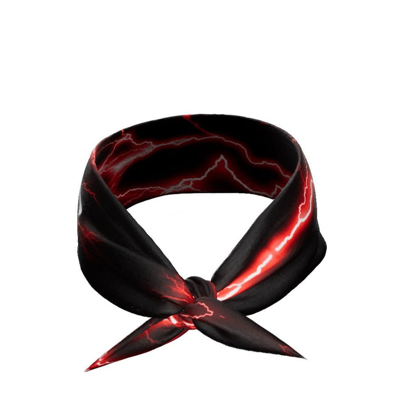 Load image into Gallery viewer, Elite Athletic Gear - Red Lightning Tie Headband

