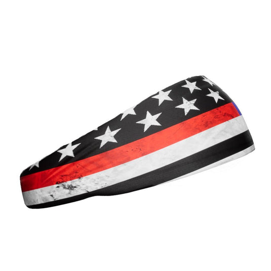 Elite Athletic Gear - Thin Red and Blue Line Headband