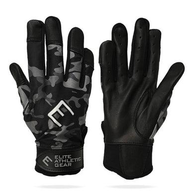 Elite Athletic Gear - Blackout camo batting gloves
